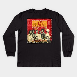 POSTER TOUR - SOUL TRAIN THE SOUTH LONDON 47 Kids Long Sleeve T-Shirt